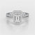 1.63 CT Emerald Cut Lab Diamond Ring