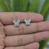 1.45 CT Butterfly Shape Lab Diamond Stud Earring (Ready for Delivery)
