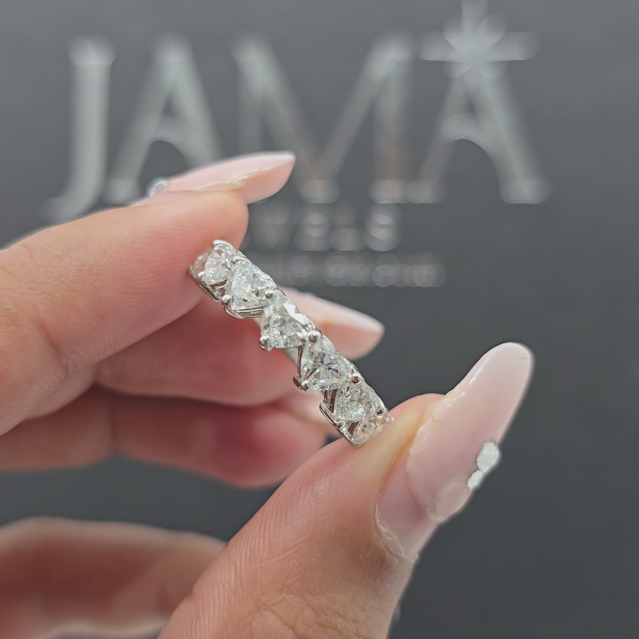 2.1 CT Heart Cut Lab Diamond Ring (Ready for Delivery)