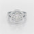 1.95 CT Round Cut Halo Lab Diamond Ring