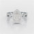 2.04 CT Pear Cut Halo Lab Diamond Ring