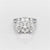 9.29 CT Halo Pave Lab Diamond Engagement Ring