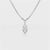1 CT Lab Grown Diamond Marquise Solitaire Pendant