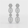 1.74 CT Marquise Cut Lab Diamond Drop Earring