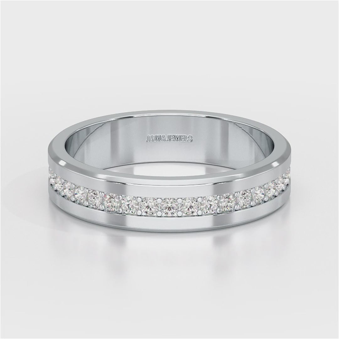 0.95 CT Classic Round Cut Lab Diamond Ring