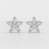 3 CT Marquise Cut Lab Diamond Stud Earrings