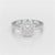 1.54 CT Cushion Cut Halo Lab Diamond Ring