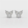 1.50 CT Butterfly Shape Lab Diamond Stud Earring