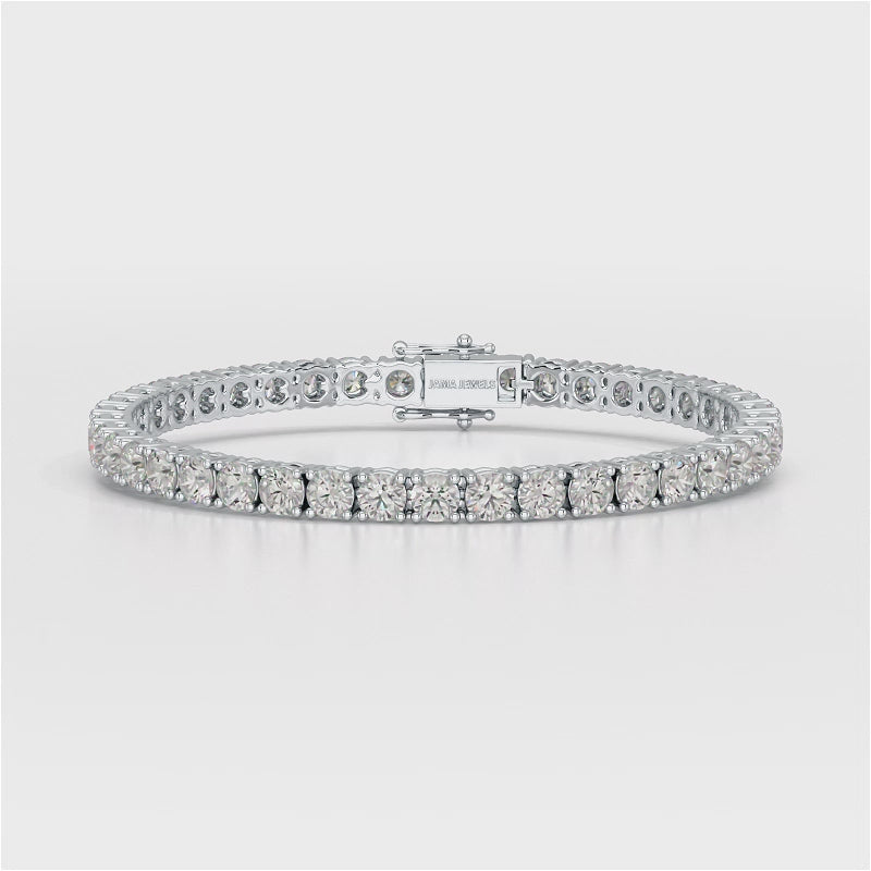 9.12 CT Lab Diamond Tennis Bracelet