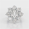 10.43 CT Halo Lab Diamond Ring