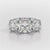 Round Lab Diamond Three Stone 6.07 CT Wedding Ring