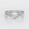 0.25 CT Pave Setting Round Cut Lab Diamond Ring