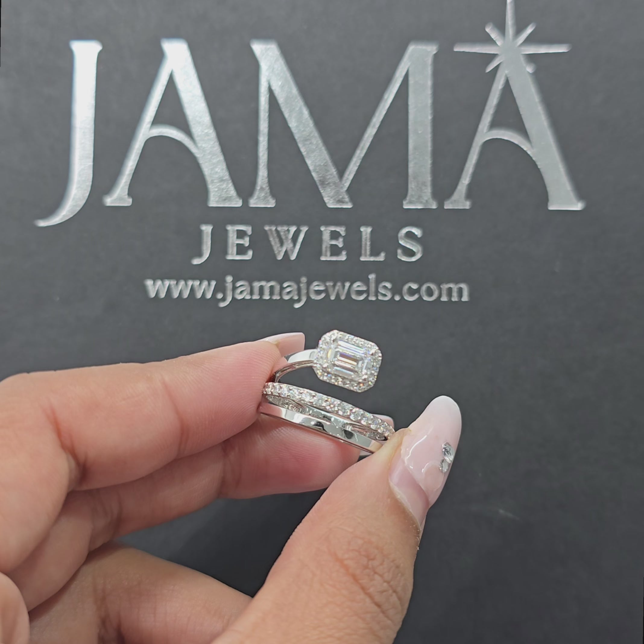 1.49 CT Emerald Cut Lab Diamond Ring (Ready for Delivery)