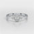 0.13 CT Round White Lab Grown Diamond Ring