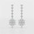 2.15 CT Lab Diamond Dangle Wedding Earring