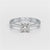 1 Ct Cushion Cut Lab Diamond Solitaire Ring