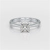 1 Ct Cushion Cut Lab Diamond Solitaire Ring