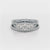 1.78 White Gold Twisted Lab Diamond Ring