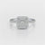 0.49 Carat Lab Diamond Round Cluster Ring