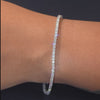2.15 CT Round Cut Lab Diamond Tennis Bracelet