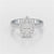 2.24 CT Pear Cut Halo Lab Diamond Ring