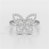 0.8 CT Classic Butterfly Lab Diamond Ring