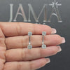 2 CT Two Way Drop Earring with Round Diamonds (Ready for Delivery)
