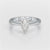 1 Ct Solitaire Pear Shape Lab Diamond Ring