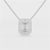 11.43 CT Emerald Cut Halo Lab Diamond Pendant