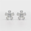 1.82 CT Lab Diamond Pear Cut Stud Earrings