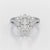 1.94 CT Oval Cut Halo Lab Diamond Ring