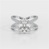 2.9 CT Lab Diamond Round Brilliant Cut Ring