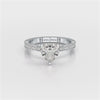 2.53CT Heart Cut Lab Diamond Ring