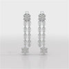 0.79 CT Drop & Dangle Lab Diamond Wedding Earrings - Jama Jewels 