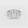 11 CT Lab Diamond Cushion Cut Ring