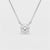 1 CT Cushion Solitaire Lab Grown Diamond Pendant