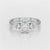 1.3 CT Three Stone Lab Diamond Ring