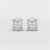 Single Princess Cut Lab Diamond Stud Earrings