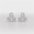 2 CT Three Stone Round Lab Diamond Earring