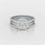 2.12 CT Cushion Cut Halo Lab Diamond  Ring
