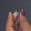 1.25 CT Marquise Asymmetrical Cluster Diamond Ring