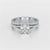 1.45 CT Round Cut Layered Lab Diamond Ring