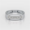 1.4 CT Princess Cut Lab Diamond Men's Ring