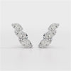 2.9 CT Trilogy Marquise Cut Lab Diamond Climber Earring