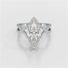 3.5 CT Marquise Cut Lab Diamond Ring