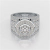 5.75 CT Round Shape Lab Diamond Men's Ring
