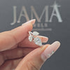1.40 CT Pear Cut Diamond Open Cuff Ring (Ready for Delivery)
