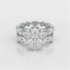 6.56 CT Oval and Marquise Cut Lab Diamond Ring
