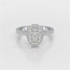 2.25 CT Oval Cut Halo Diamond Ring