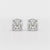 1 Carat Studs Lab Diamond Round Earrings